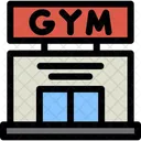 Bodybuilding Dumbbell Equipment Icon