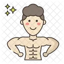 Bodybuilding Body Building Dumbbells Rod Icon