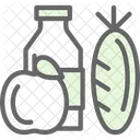 Bodybuilding Bottle Energy Icon