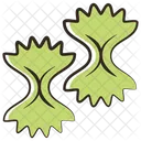Bogen Makkaroni Nudeln Symbol