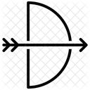 Bogenschießen Symbol