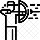 Bogenschießen  Symbol