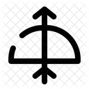 Bogenschießen  Symbol