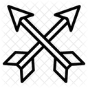 Bogenschießen Pfeil  Symbol