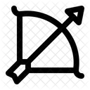 Bogenschutze Pfeil Bogenschiessen Symbol