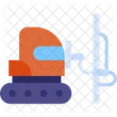 Bohrer Maschine Fahrzeug Symbol