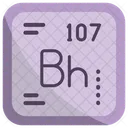 Bohrium Chemistry Periodic Table Icon