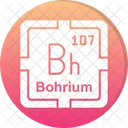 Bohrium Preodic Table Preodic Elements Icono