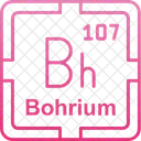 Bohrium Preodic Table Preodic Elements Icon