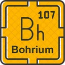 Bohrium Tabela Preodica Elementos Preodicos Ícone
