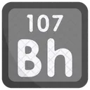 Bohrium Periodic Table Chemists Icon