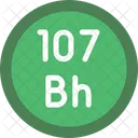 Bohrium Periodic Table Chemistry Icon