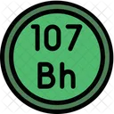 Bohrium Periodic Table Chemistry Icon