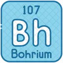 Bohrium Chemistry Periodic Table Icon