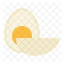 Boiled Egg Slice  Icon