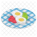 Boiled Eggs Breakfast Eggs Icon