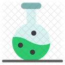 Boiling Flask Experiment Science Icon