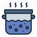 Boiling Water Pan Water Icon