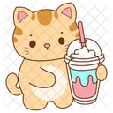 Chat Fourrure Duveteux Icône