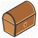 Coffre Au Tresor Finances Lockbox Icon