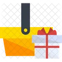 Cadeau Dachat Panier Boite Cadeau Icône