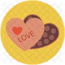 Chocolat Boite Coeur Icon