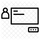 Zone De Commentaire Icône