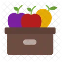 Boite De Fruits Fruits Nourriture Icon