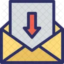 Boite De Reception E Mail Courrier Entrant Icône