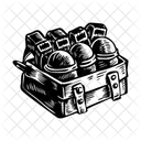 Boite Militaire Stock De Guerre Guerre Icon