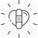 Coração partido  Ícone