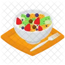 Bol à salade de fruits  Icône