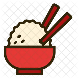 Bol de arroz  Icono