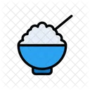 Tazon Arroz Comida Icono