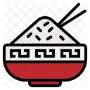 Arroz Tazon Comida Icono