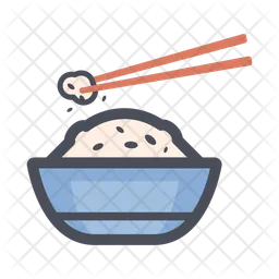 Bol de arroz  Icono