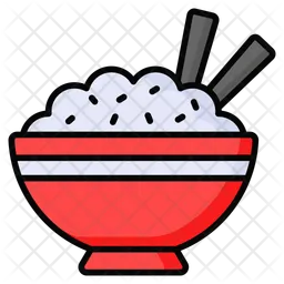 Bol de arroz  Icono