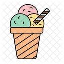 Tazón de helado  Icono