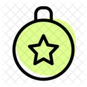 Bola De Adorno De Estrella Icon