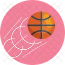 Bola De Basquete Bola Bola Em Movimento Ícone