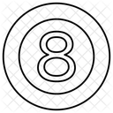 Bola de billar  Icono