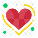 Bola de corazon  Icono