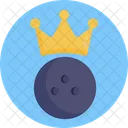 Bolos Corona Bola Icono