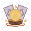 Bola De Cristal Decoracion Magia Icono