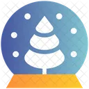 Navidad Arbol Bola Magica Icono