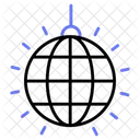 Discoteca Bola Luz Ícone