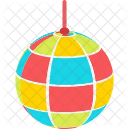 Bola de dj  Ícone
