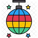 Bola De Espejos Bola Decorativa Fiesta Icono