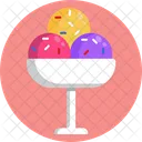 Bola De Helado Helado Crema Icono