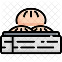 Bola de masa hervida  Icono